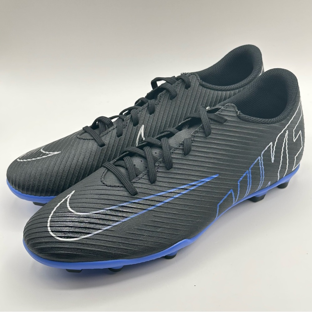 Men’s Nike Mercurial Vapor 15 Soccer Cleats Black Blue Sizes 9.5 Dj5963-040 New